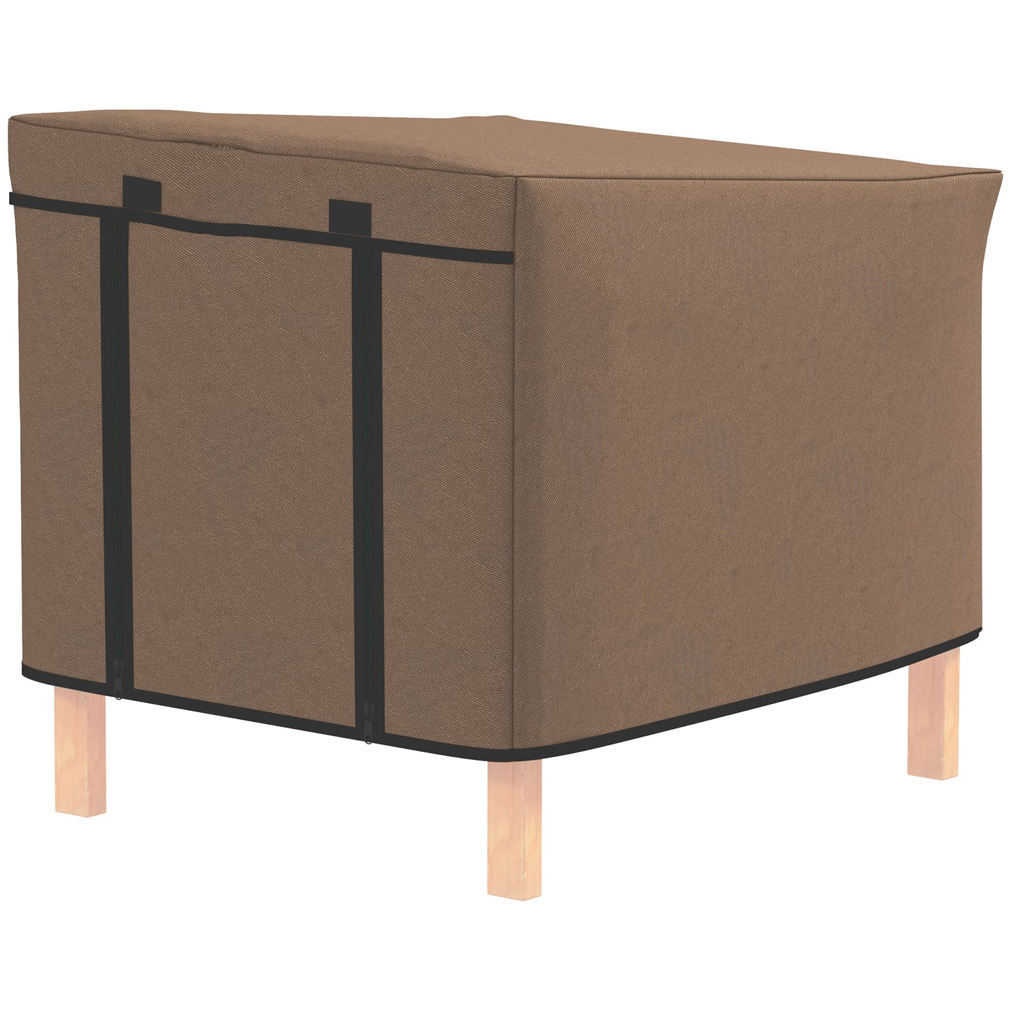 Water-Resistant Rabbit Hutch Cover for X-D2-0047 and Similar Models, 43 x 52 x 37cm, Brown