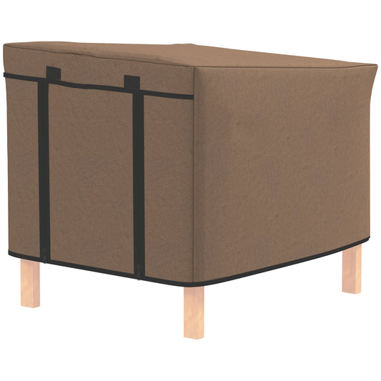 Water-Resistant Rabbit Hutch Cover for X-D2-0047 and Similar Models, 43 x 52 x 37cm, Brown