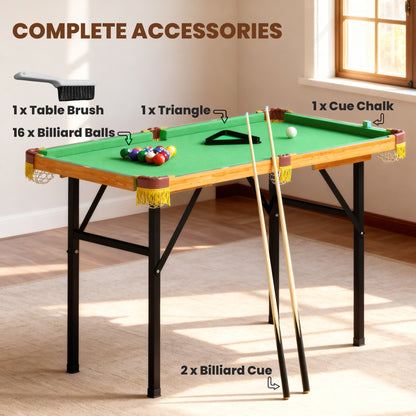 4FT Mini Folding Pool Billiards Table