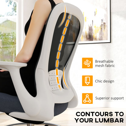 99-119 cm Draughtsman Chair, with Adjustable Footrest - Grey