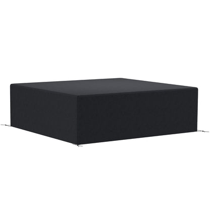600D Oxford Outdoor Garden Furniture Sofa Set Cover, Waterproof Anti-UV Rattan Sun Lounger Protection Protector Cover