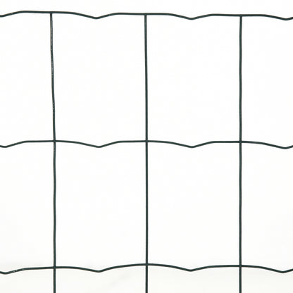 0.6M x 10M Chicken Wire Mesh Roll Rabbit Poultry Animal Fence PVC Coated Steel Metal Garden Netting Fencing
