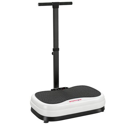 Vibration Plate, with Adjustable/Removable Handle, Preset Modes, 50 Speeds