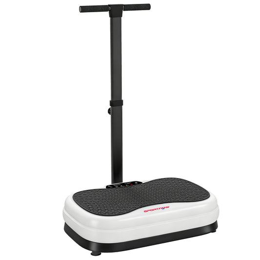 Vibration Plate, with Adjustable/Removable Handle, Preset Modes, 50 Speeds