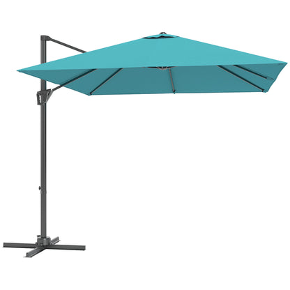 Patio Offset Parasol Umbrella - Blue