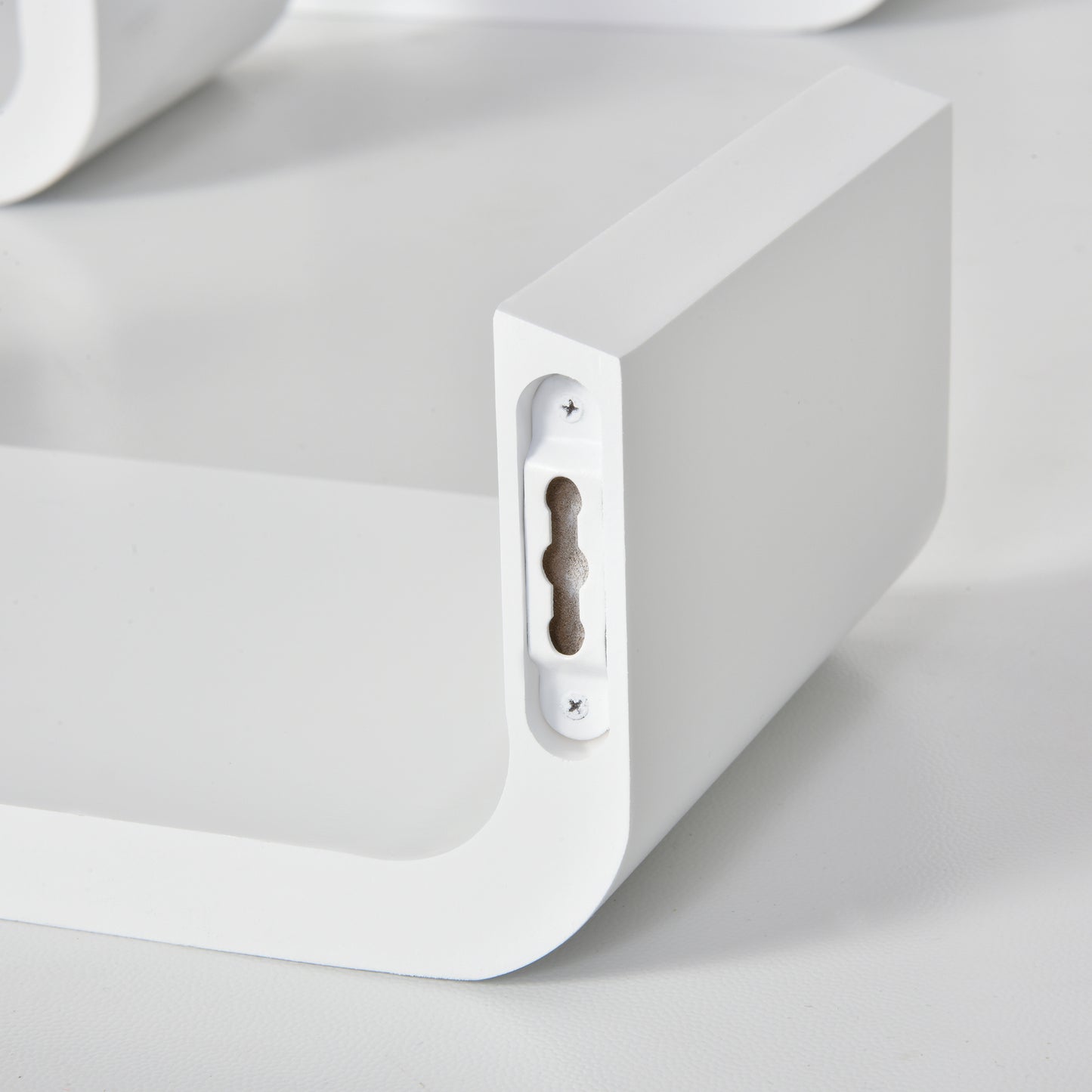 Floating Shelves, Set of 3 Wall Shelf, Shelves for Wall Invisible Mounting, Bedroom Living Room, White