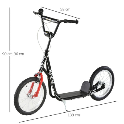 Kick Scooters for Kids with Adjustable Height, Anti-Slip Deck, Dual Brakes, Rubber Tyres