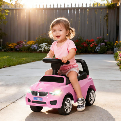 Ride on Car Baby Toddler Walker Foot to Floor Sliding Car Slider, Pink