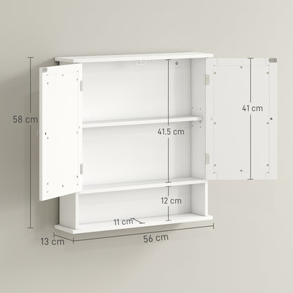 Bathroom Wall Storage Cabinet - White