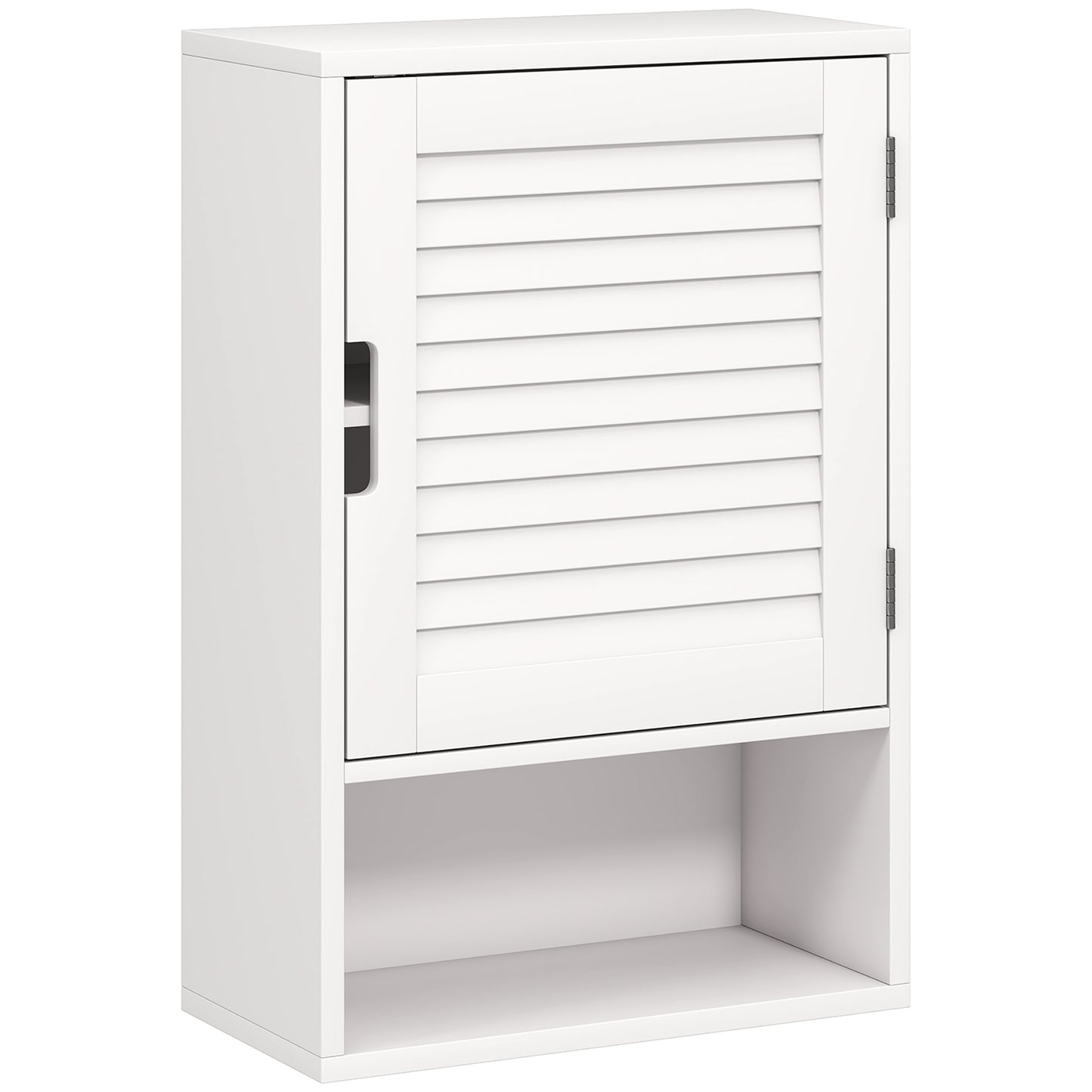 Bathroom Cabinet, Wall Mounted Storage Cabinet with Adjustable Shelves, 40 x 20 x 60 cm, White