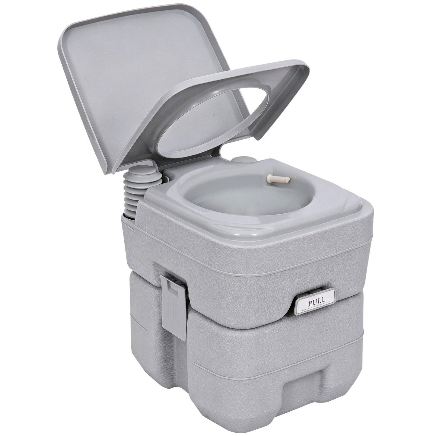Portable Camping Toilet, 20L Flushable Porta Potty Portaloo with 2 Detachable Tanks