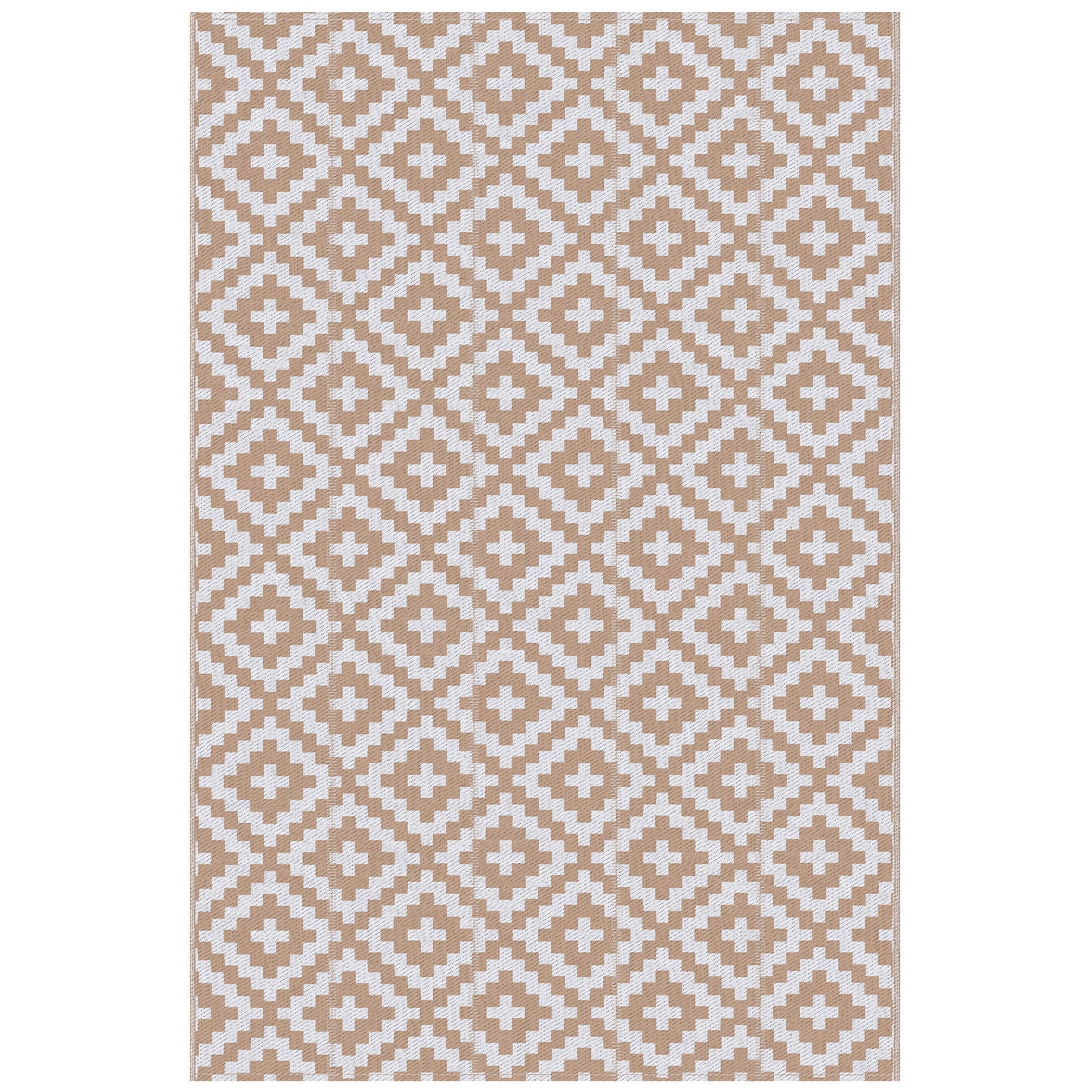 Outdoor Rug Reversible Mat Plastic Straw Rug Portable RV Camping Mat for Garden Deck Picnic Indoor, 182 x 274 cm (6 x 9 ft)