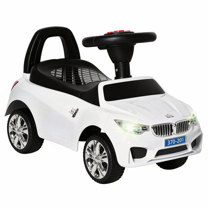 Ride on Car Baby Toddler Walker Foot to Floor Sliding Car Slider, White