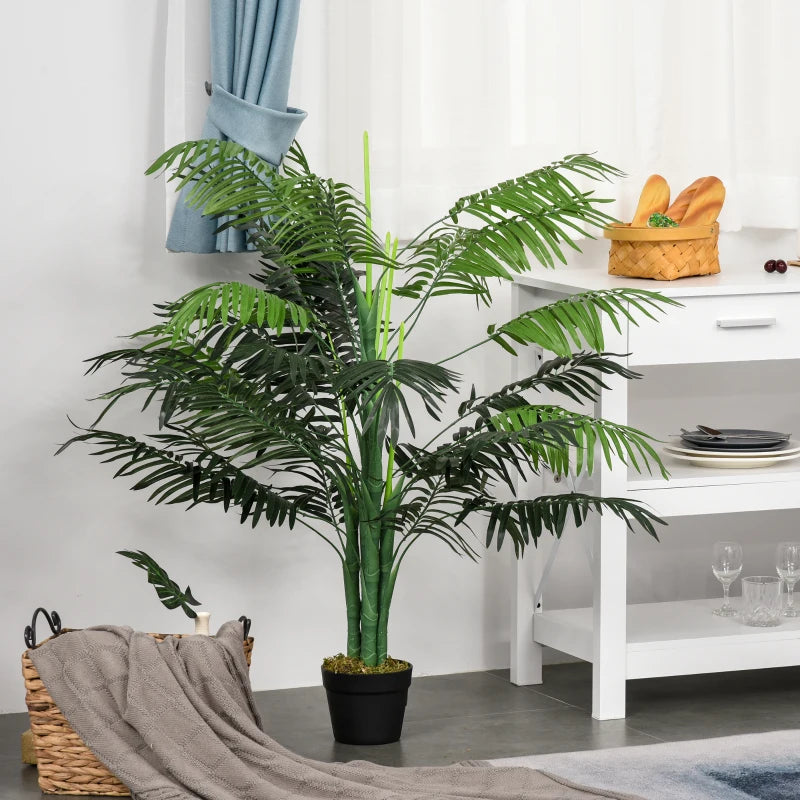 Artificial Palm Plant with Nursery Pot (125cm/4FT)