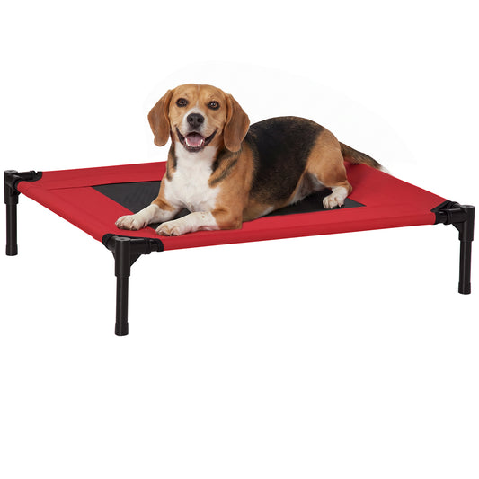 Raised Dog Bed, Lightweight Cat Elevated Lifted Portable w/ Breathable Mesh