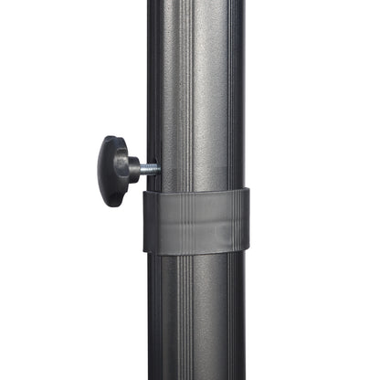 2.7 x 2.7 m Cantilever Parasol, Square Overhanging Umbrella with Cross Base, Crank Handle, Tilt