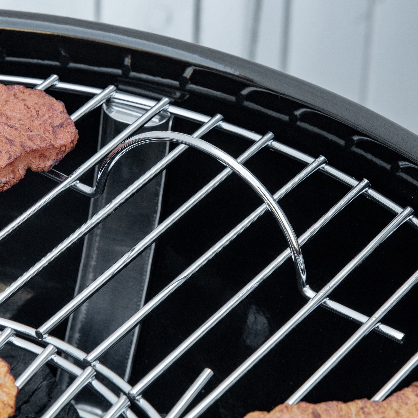 Portable Kettle Charcoal Grill - Black