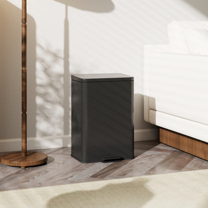 20L Kitchen Bin with Soft-Close Lid and Stay-Open Function