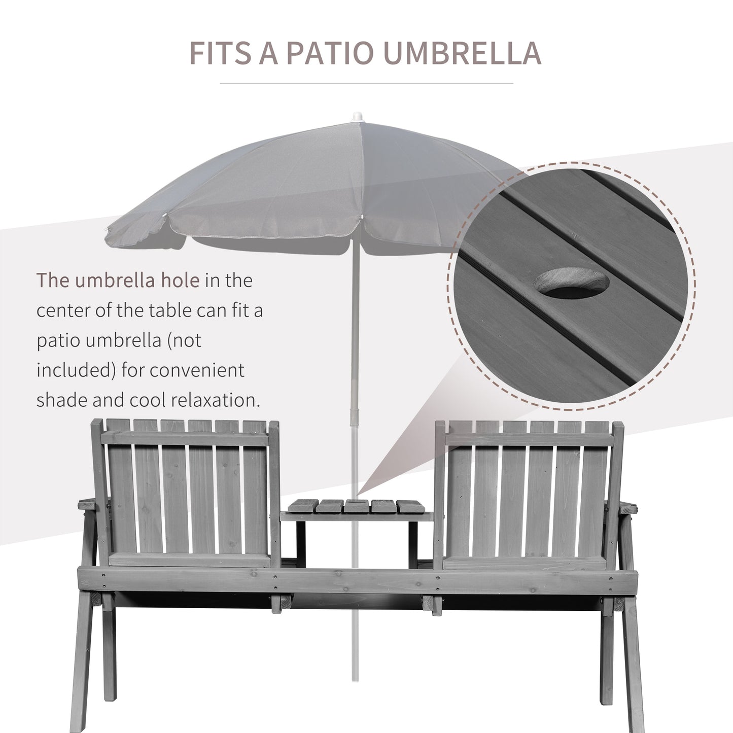 2-Seater Garden Bench Antique Loveseat for Yard, Lawn, Porch, Patio, Steel, Grey