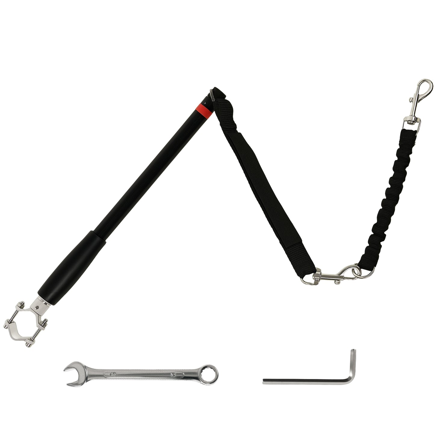 Dog Lead for Bicycle, Dog Leash for Cycling, Training, Jogging, Black