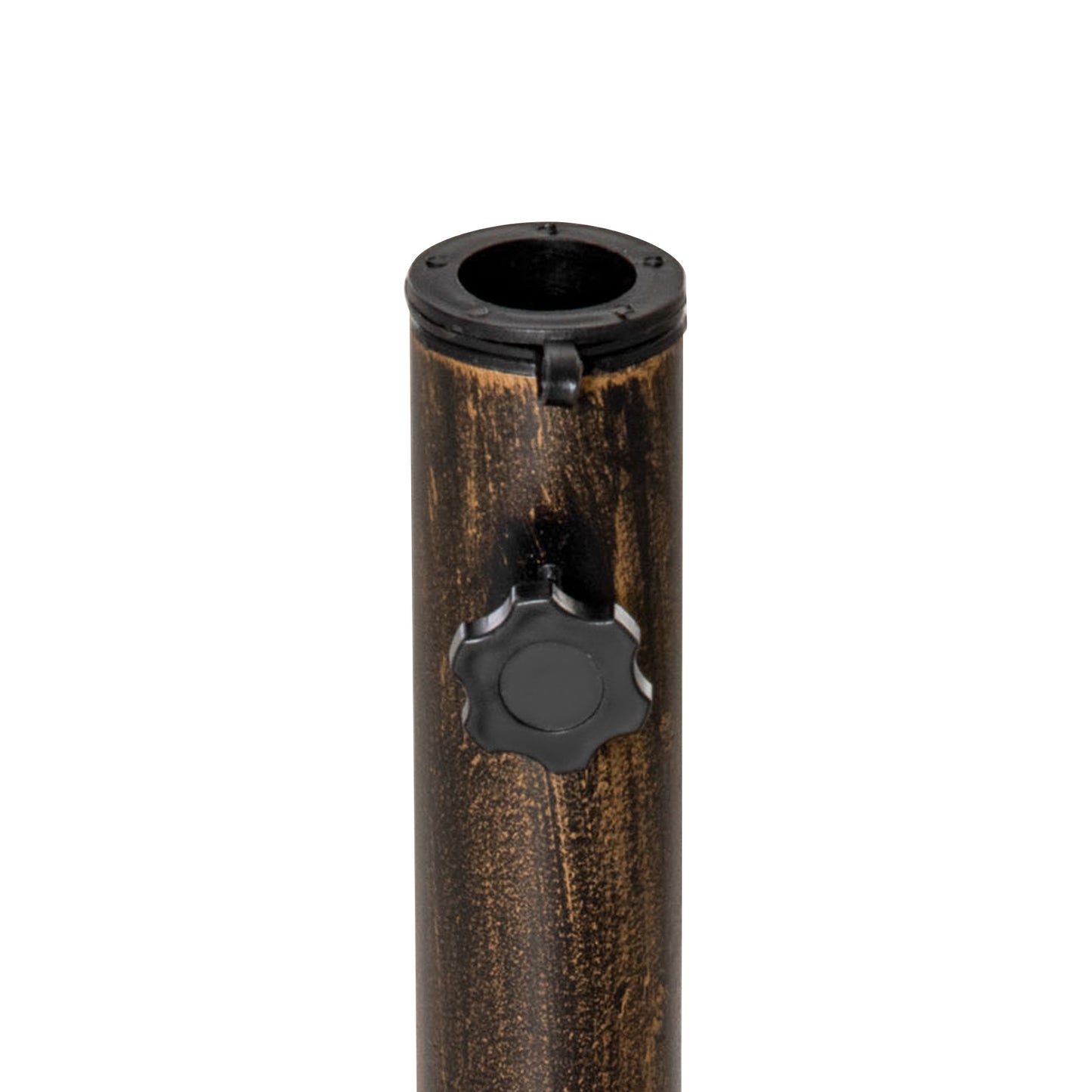11.5 kg Cast Metal Round Patio Umbrella Base Stand, Umbrella Holder for Outdoor, Patio, Garden, Bronze Tone