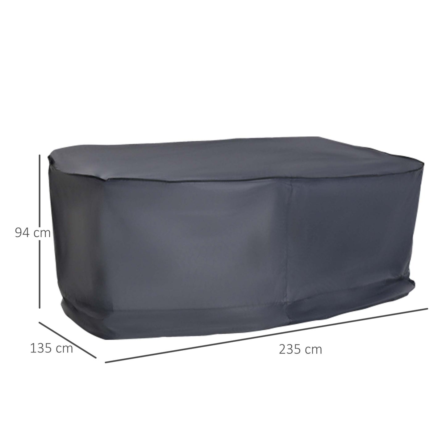 Garden Furniture Cover, Waterproof Windproof 420D Heavy Duty Oxford Fabric Rattan Furniture Cover