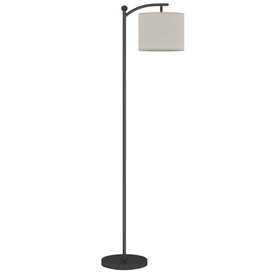 LED Floor Lamp with Remote Control - Black