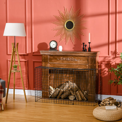 Extendable Fire Guard Screen, Freestanding Fire Screen Spark Guard, Folding Fireplace Cover, Wire Mesh