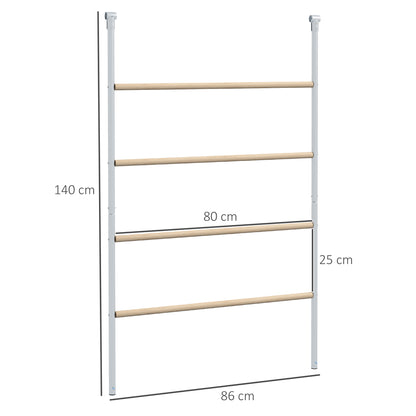 Chicken Perch for Coop, Wooden and Galvanised Steel Roosting Bar Jungle Gym, Chicken Roosting Ladder for Backyard Farm