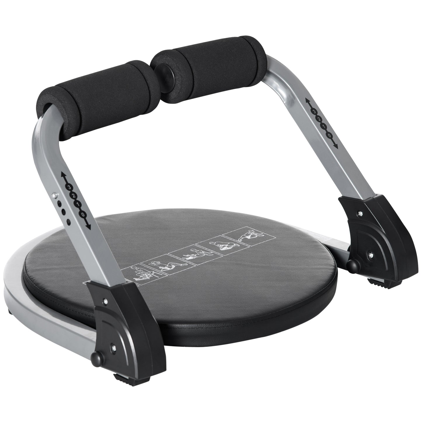 Abs Trainer, Ab Crunch Machine, Foldable Abdominal Trainer, Core Fitness & Whole Body Exercise Equipment for Home Gym