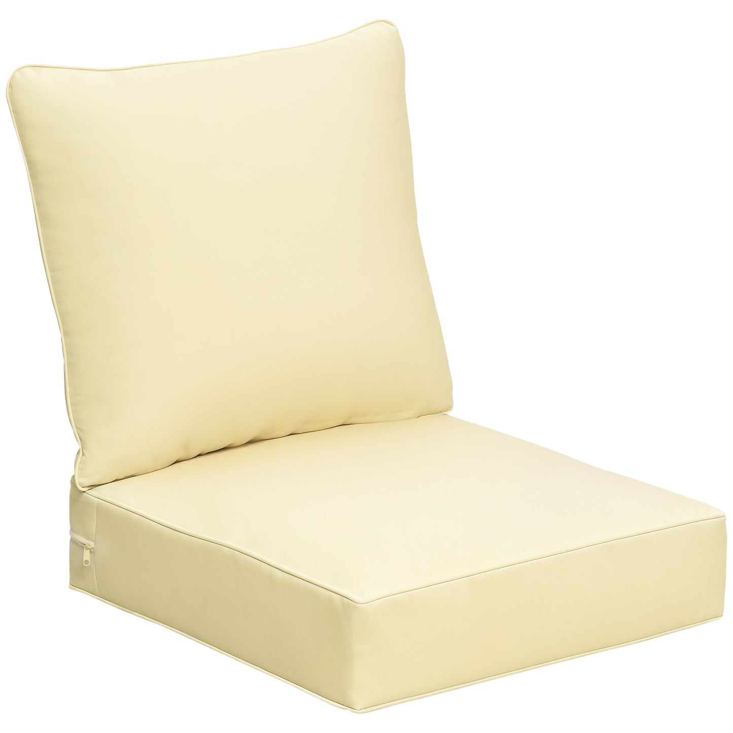Outdoor Seat and Back Cushion Set Patio Deep Seating Chair Replacement Cushion