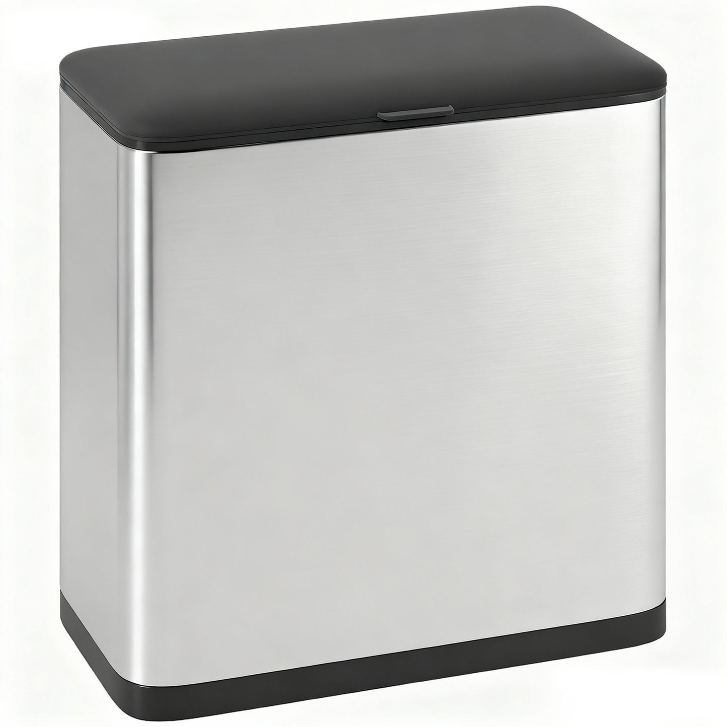 8L Hanging Kitchen Bin, Rubbish bin with Lid and Removable Inner Bucket for Under Cabinet Door, Under Sink, Office