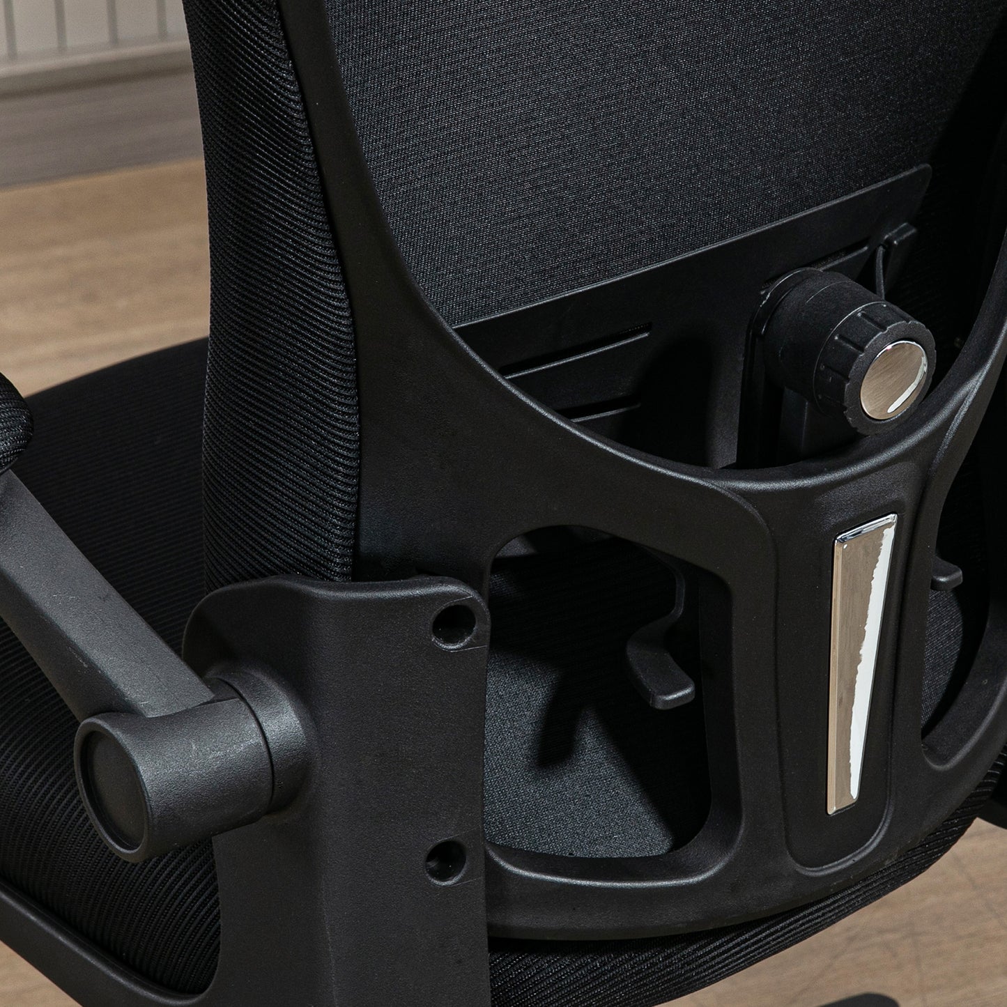 Multi-Adjustable Office Chair, with Lumbar Support, Headrest and Mesh Back - Black