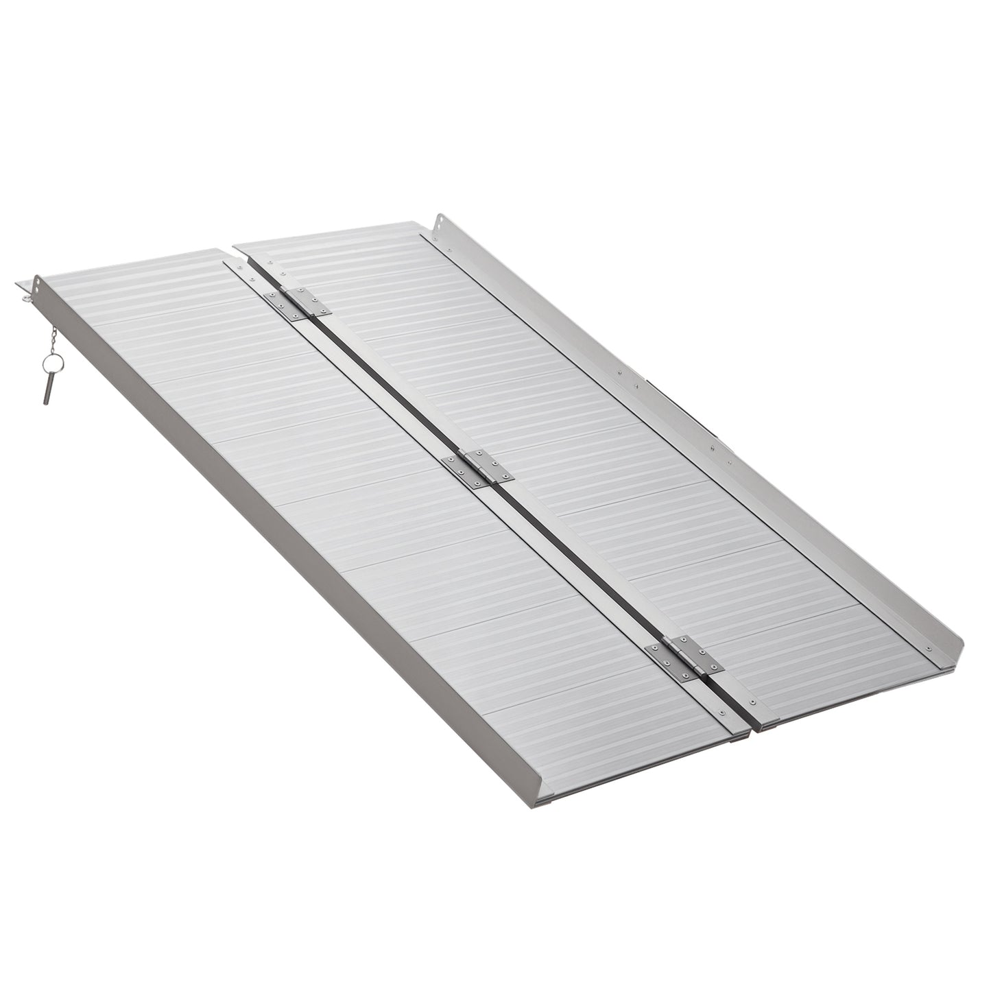 4ft Folding Aluminum Wheelchair Ramp Scooter Portable Mobility Assist Suitcase Access Aid Disabled
