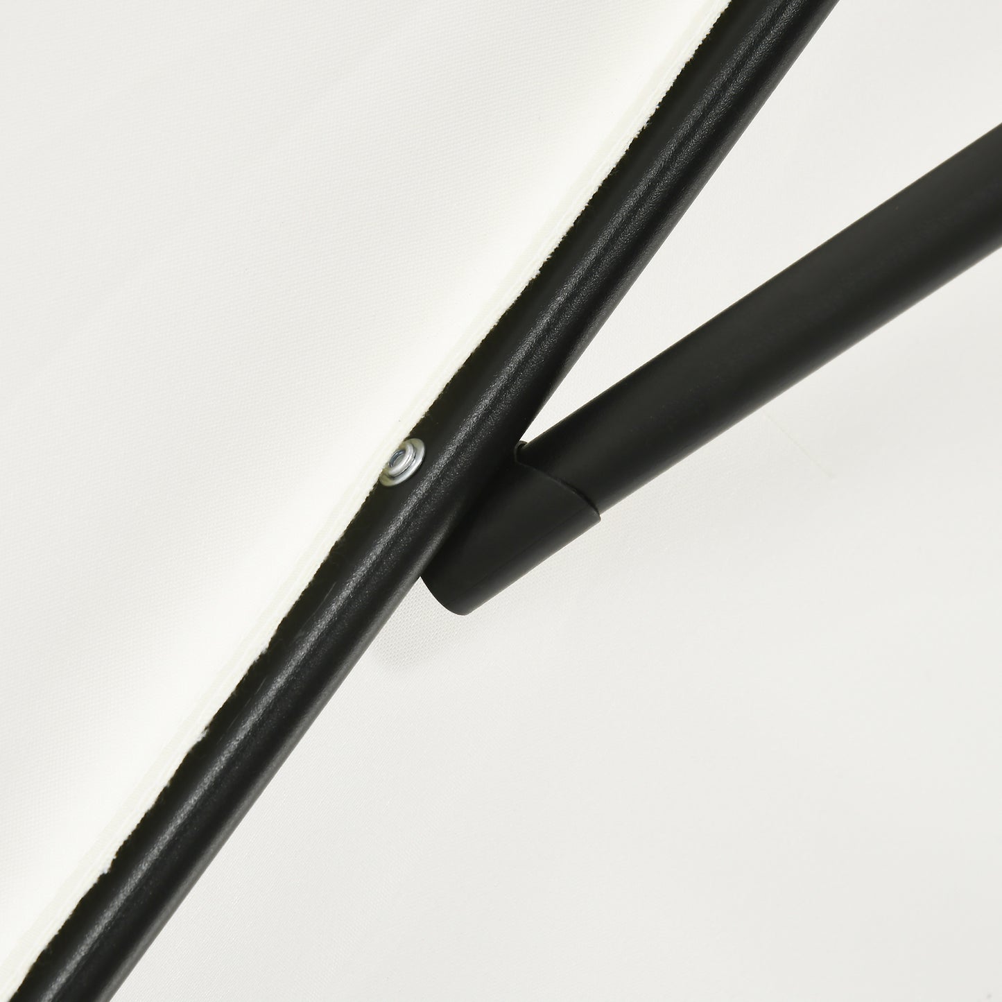 3x2m Garden Parasol Umbrella with Aluminium Pole, Tilt and Crank, Rectangular Outdoor Table Parasol Sun Shade for Patio