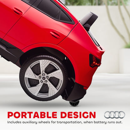 Audi E-tron Licensed 12V Kids Electric Ride on, Electric Car for Kids, with Parental Remote, Music Lights MP3