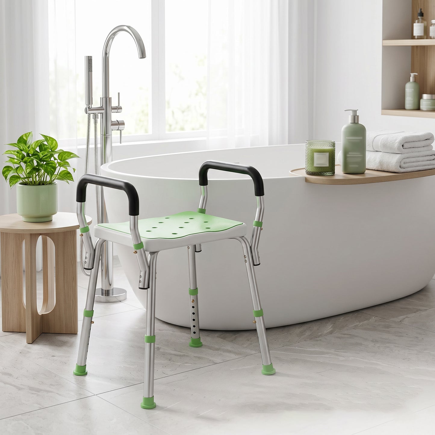 57-69cm Aluminium Frame Bath Seat