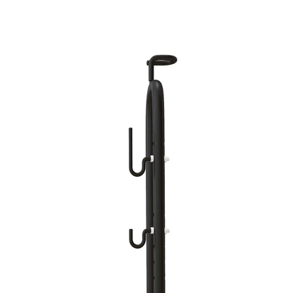 Vertical and Horizontal Bike Rack Bicycle, Storage Stand with Adjustable Hooks, for 24"-29" Wheels, 700c Bike
