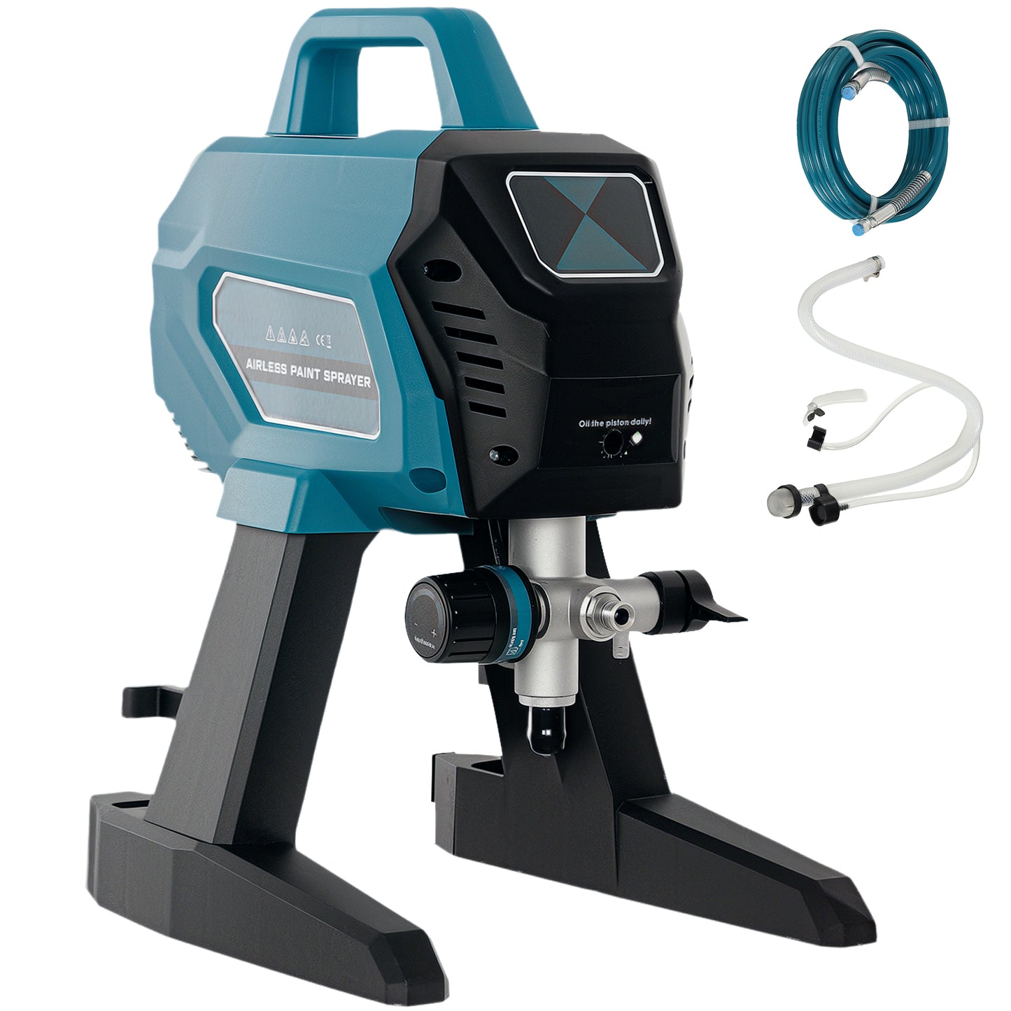 Airless Paint Sprayer, Thinning-Free Electric Paint Spray Gun for Walls, Fences & DIY Projects, 200 Bar High Pressure