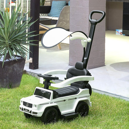 3 in 1 Kids Children Ride on Push Car Toddler Sliding Car G350 Licensed Walker Foot to Floor Slider Push-Along with Horn Stee