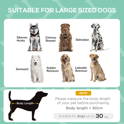 Outdoor Dog Bed with Removable Canopy, Portable Raised Dog Bed for Camping, Garden & Beach