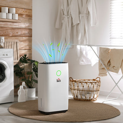 20L/Day Portable Dehumidifier for Home, with LED Screen, Sleep Mode, 24H Timer, 4L Water Tank