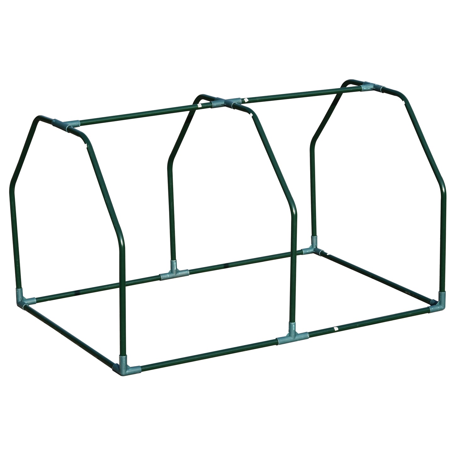 Mini Greenhouse Grow House PVC Cover Steel Frame White 99L x 71W x 60H cm
