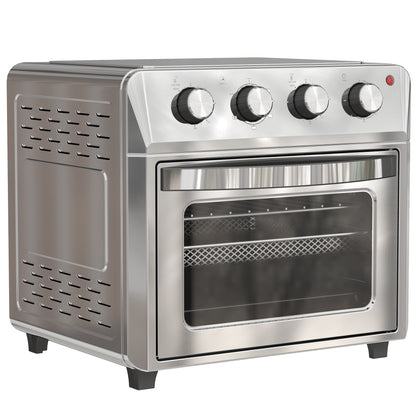 24L Air Fryer Oven, Mini Oven, Oil Free Cooking, Grill, Roast, Bake, with Adjustable Temperature, Timer, Touch Screen