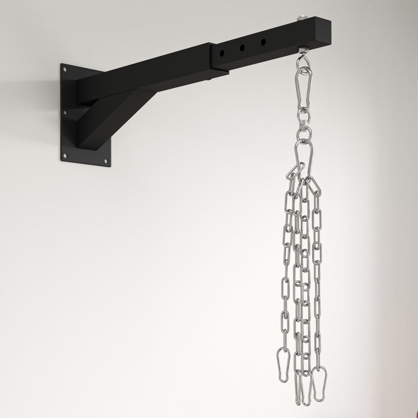 Punch Bag Wall Bracket, 5-Length Adjustable Boxing Bag Bracket for Kickboxing, Muay Thai, Punching Training