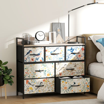 7-Drawer Chest of Drawers - White