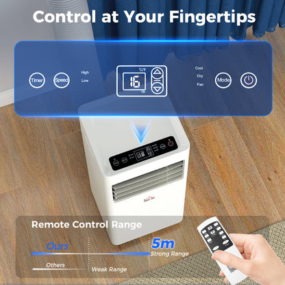 Portable Air Conditioner 5000 BTU, 4-in-1 Cooling, Dehumidifier, Fan, Sleep Mode, Air Conditioning Unit