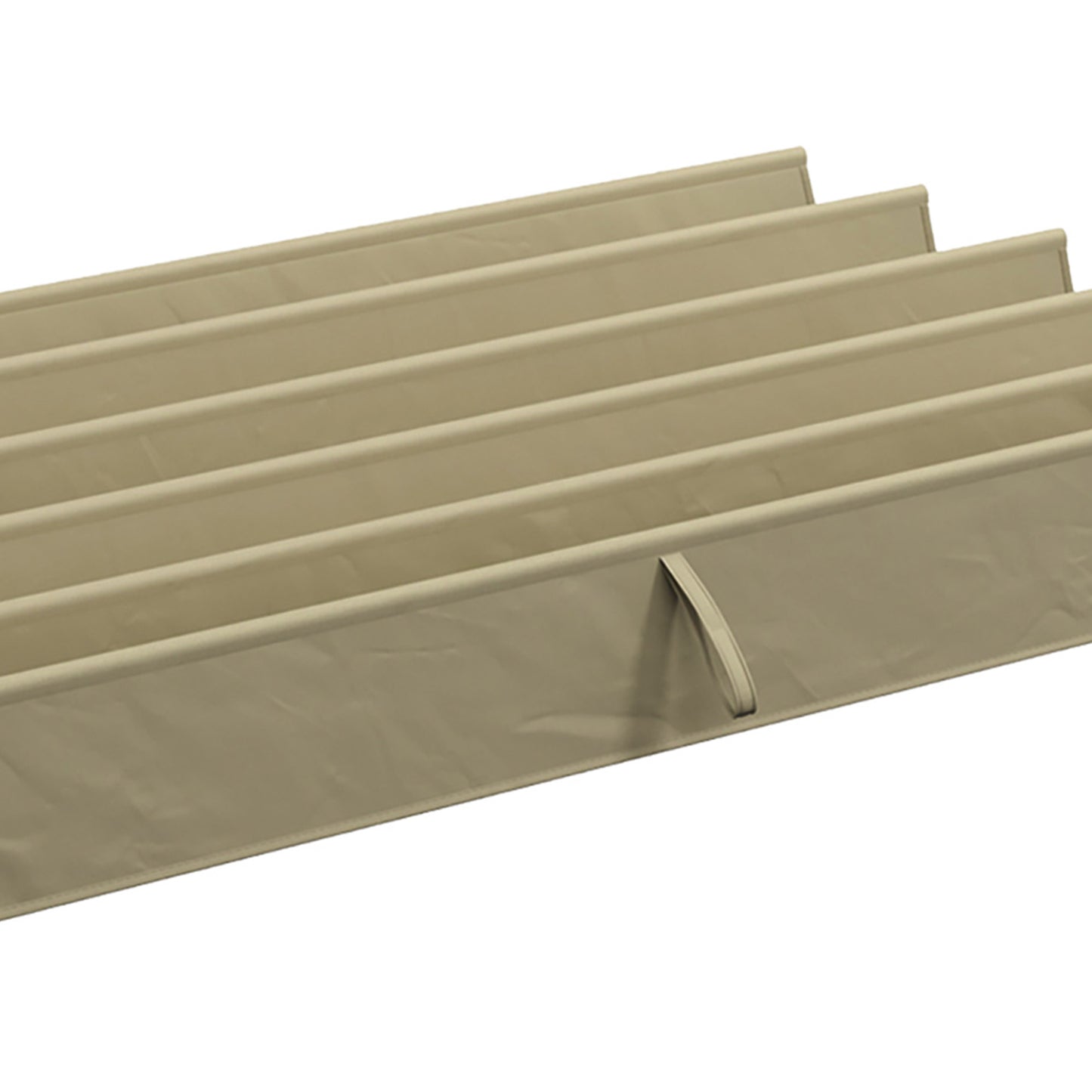 Retractable Pergola Cover, 2.55 x 2.5 m Replacement Canopy Fabric for 3 x 3 m Frame, Roof Top Only, Tan
