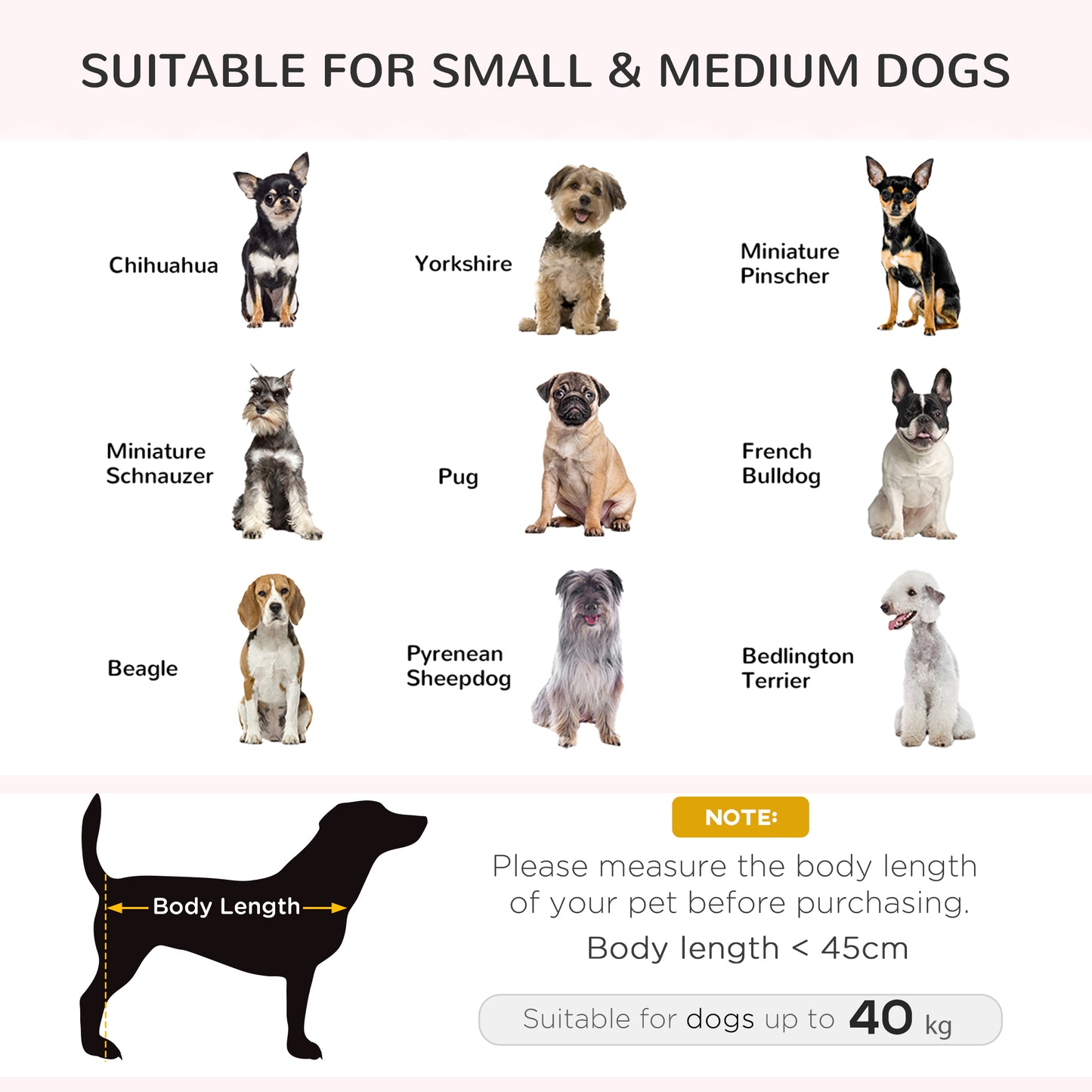Elevated Dog Sofa Bed, with Cushion, for Medium and Small Dogs, Grey