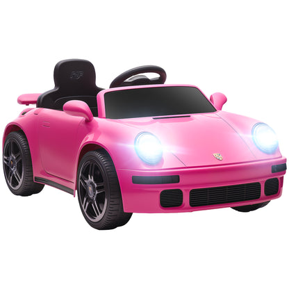 Licensed RUF CTR 2017-Yellowbird Electric Car for Kids, with Remote Control, Soft Start, MP3 Player, LED Lights, Pink